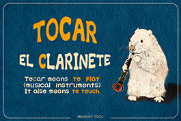 Mnemonic for the verb TOCAR